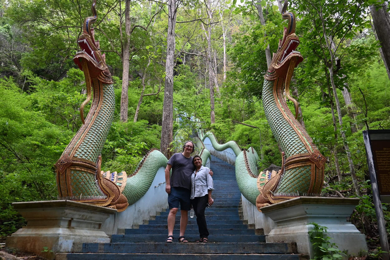 Chiang Mai: Sticky Waterfalls, Cave, and Lunch at Village Join-in With Lunch