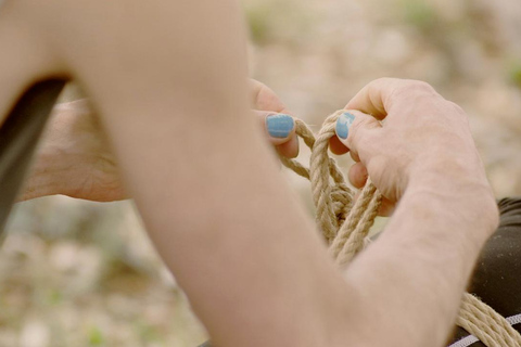 Shibari on the beach!rope experience day