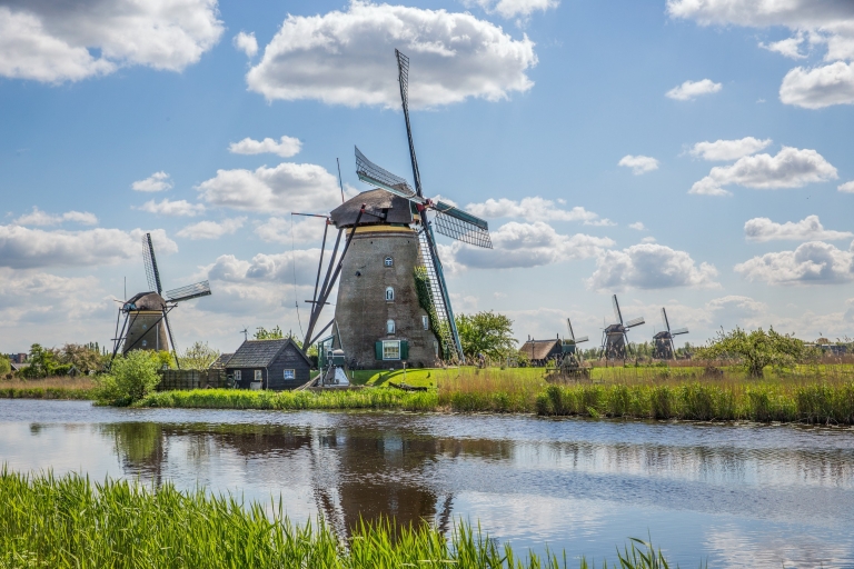 Rotterdam: Ticket für Kinderdijk WindmühlendorfTicket am Wochenende