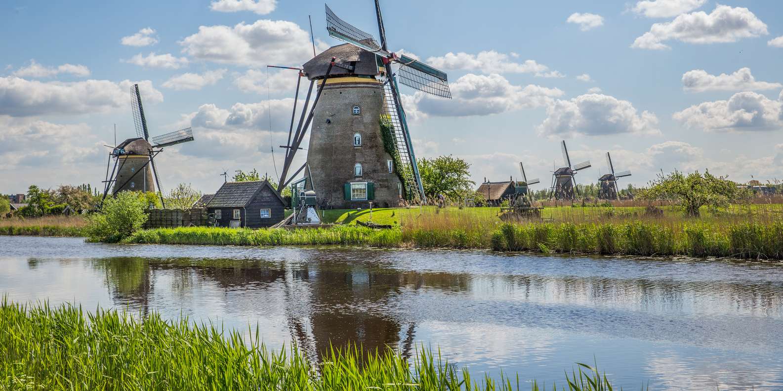 Kinderdijk: o melhor lugar para ver moinhos de vento na Holanda