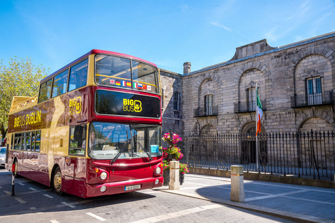 Dublin: Big Bus Hop-On, Hop-Off Tour with Live Guide48-Hr Hop on/off &amp; Walking Tour, Coastal Tour &amp; Night Tour