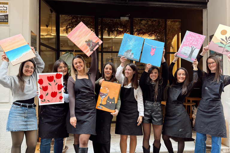 Alicante: Art Party - Paint, Sip & Fun