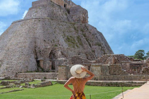 Uxmal en verbazingwekkende cenotes rondleiding met lunch vanuit Mérida