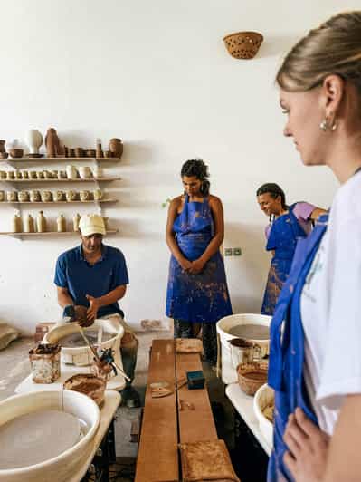 Baie de Taghazout : cours de poterie sur tour pour débutants - arts