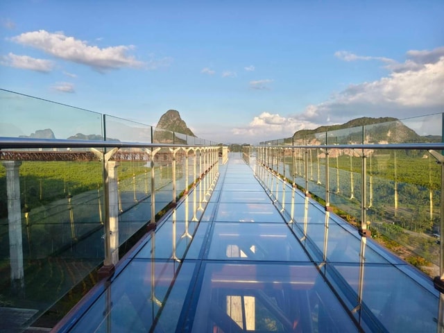 From Krabi: Phang Nga Skywalk, Museum and Temple Tour