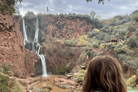 Ouzoud-watervallen vanuit Marrakesh met boottochtPrivétour naar Ouzoud