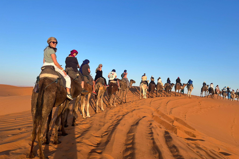 Marrakech till Fes 3 dagars Sahara-tur via Merzouga-öknen