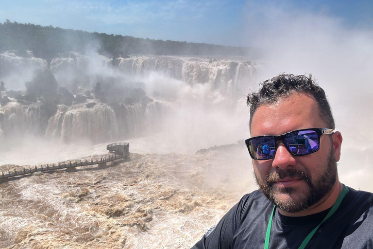 Visite privée des chutes d&#039;Iguazu : Brésil et Argentine en 1 jour