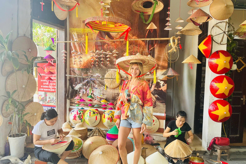 Hanoi: Visita guiada por la fabricación de incienso, sombreros y laca y la calle del TrenTour de medio día por la tarde - Fabricación de incienso y sombreros, Calle del Tren