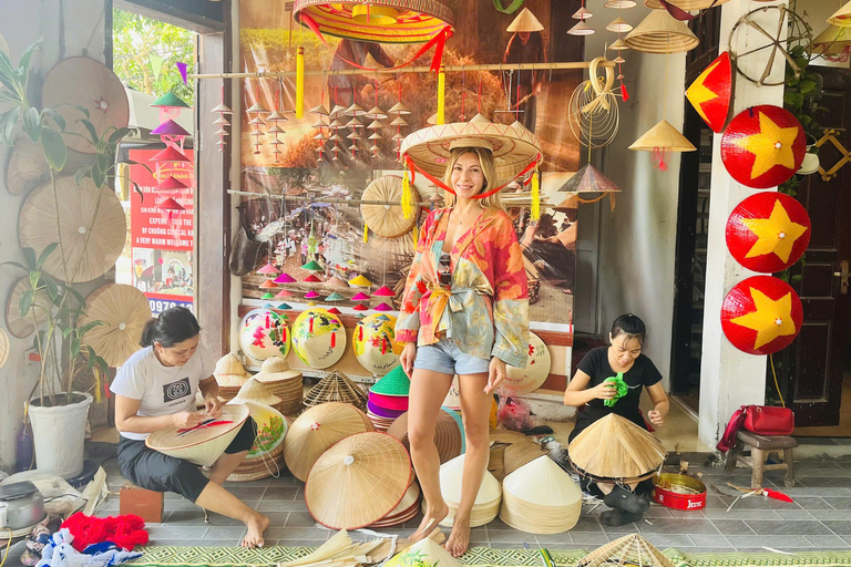 Hanoi: Visita guiada por la fabricación de incienso, sombreros y laca y la calle del TrenTour de medio día por la tarde - Fabricación de incienso y sombreros, Calle del Tren