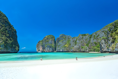 Phuket: excursión a la bahía de Maya y la isla de Khai en catamarán rápidoPhuket: excursión de un día a las islas Phi Phi y Maya Bay con almuerzo incluido