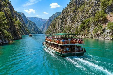 Alanya: Green Canyon Boat, Cabrio Safari and Mud Bath Tour Side : Green Canyon Boat, Cabrio Safari and Mud Bath Tour