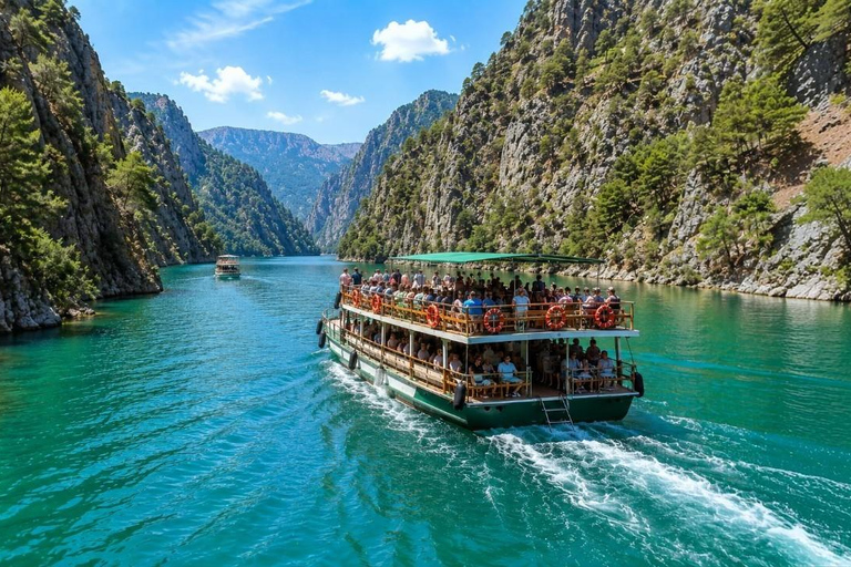 Alanya: Green Canyon Boat, Cabrio Safari and Mud Bath Tour Side : Green Canyon Boat, Cabrio Safari and Mud Bath Tour