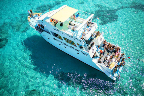 Limasol: Excursión de un día en autobús y barco por los Baños de Afrodita y la Laguna Azul