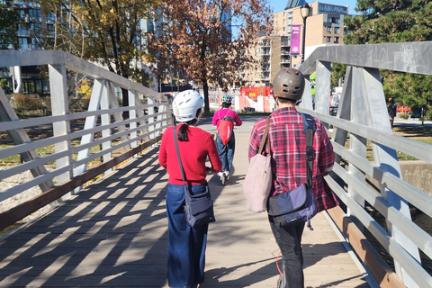 Explore Old-Montreal with easy to use e-scooters