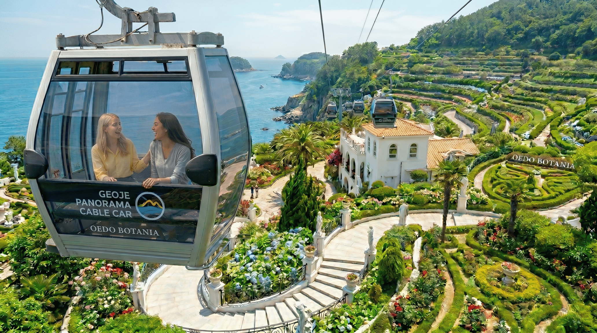 Küstentour nach Geoje und Oedo mit Seilbahnfahrt ab Busan