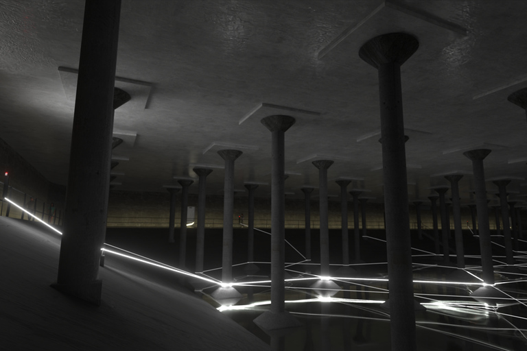 Houston: Cistern Art Installation "Undercurrents"