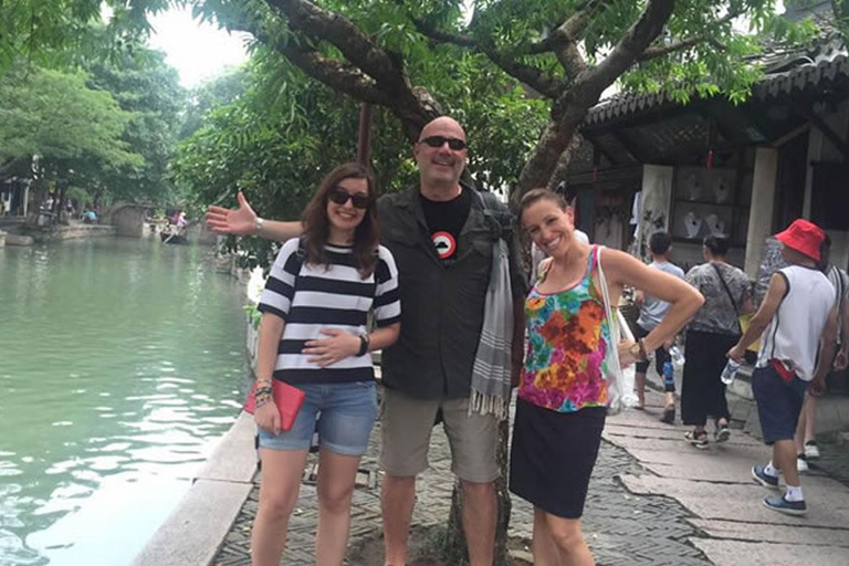 Tour della città di Shanghai, città d&#039;acqua di Zhujiajiao e vista notturna del Bund