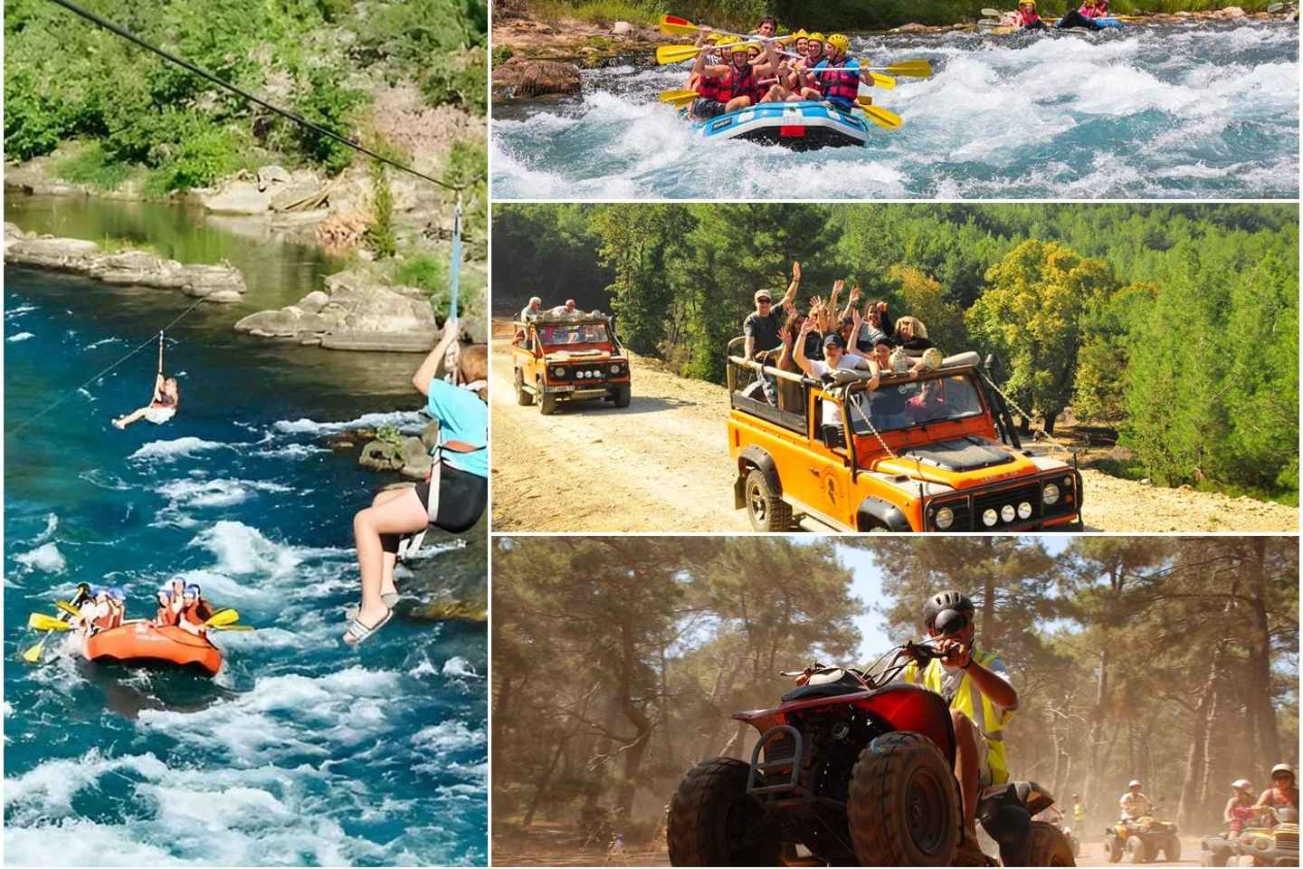 Rafting Adventure w/Optional Extreme Activities From Antalya