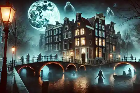 Amsterdam: Upiorna wycieczka piesza i mroczna historia