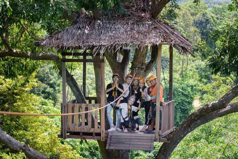 Phuket: Skyline Zipline Adventure Tours 33 plattformar