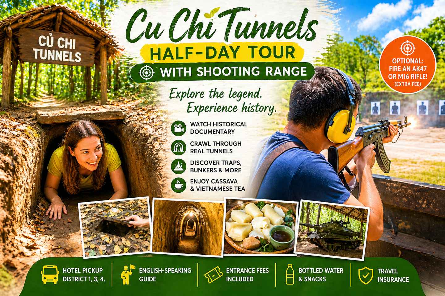 Private/Group: Cu Chi Tunnels Half-Day Tour - Private Tour/ Flexible guide/ Flexible language