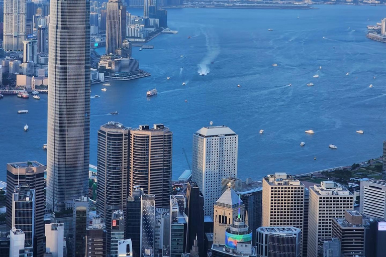 From Shenzhen: Hong Kong Day with Harbour, Peak & Ferry Ride Guide for other languages