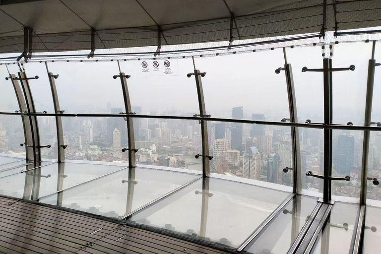 Shanghai: Oriental Pearl Tower Entry & Glass Skywalk Oriental Pearl Tower: Revolving Buffet & Two-Sphere Ticket