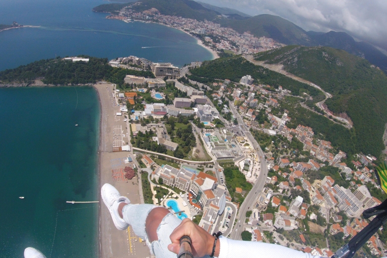 Budva of Petrovac: Paragliding-ervaringParagliding Montenegro Vliegervaring