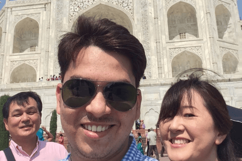 Depuis Jaipur : Excursion privée d&#039;une journée au Taj Mahal et à Agra