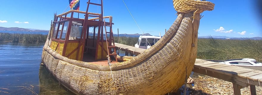 Depuis La Paz : Tihuanacu et lac Titicaca en une journée avec déjeuner