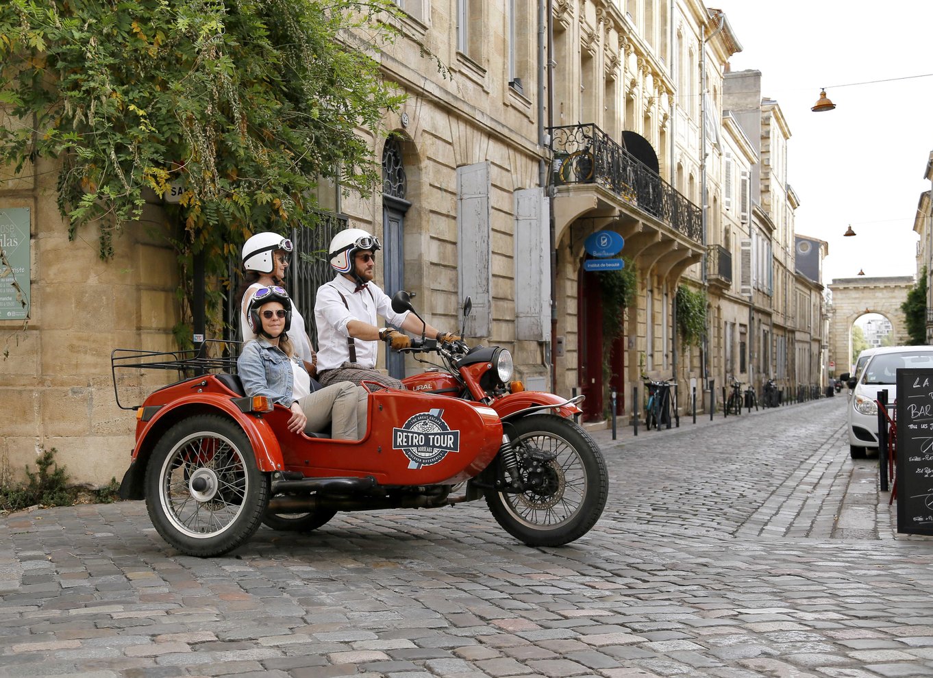 Bordeaux: Sightseeing i sidevogn