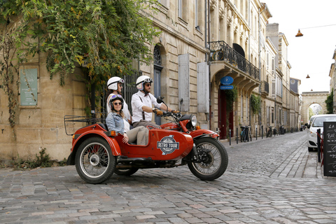 Bordeaux: Sightseeing im Beiwagen50-Minuten-Tour