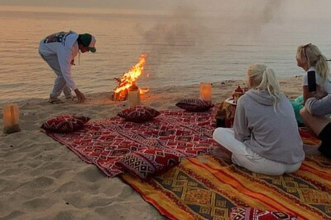 Agadir: Sunset Sandboarding Adventure, Canyon Tour & Dinner