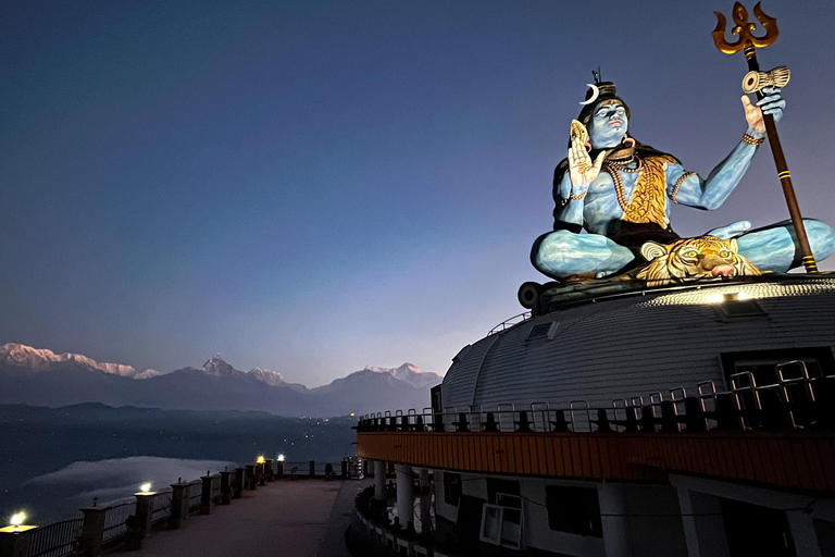 Pokhara: Private Sunrise Escape to Shiva Statue & Stupa