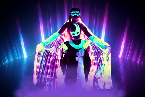 Prague: Underground Black Light Theatre Interactive Show
