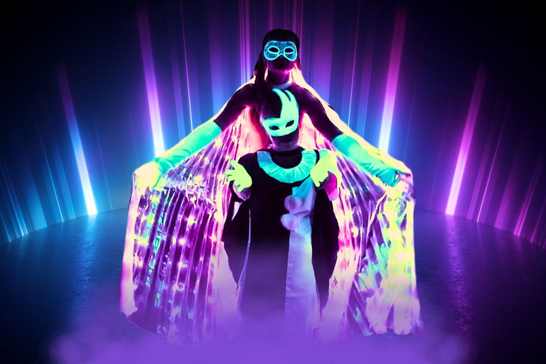 Prague: Underground Black Light Theatre Interactive Show