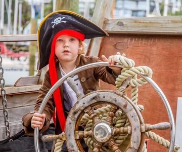 Side: Pirate Boat Trip with Lunch & Swimming Stops