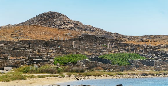 Mykonos : site archéologique de Délos en visite guidée