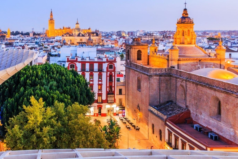 Ab Málaga: Tagesausflug nach Sevilla mit geführtem StadtrundgangVon Malaga aus: Tagesausflug nach Sevilla