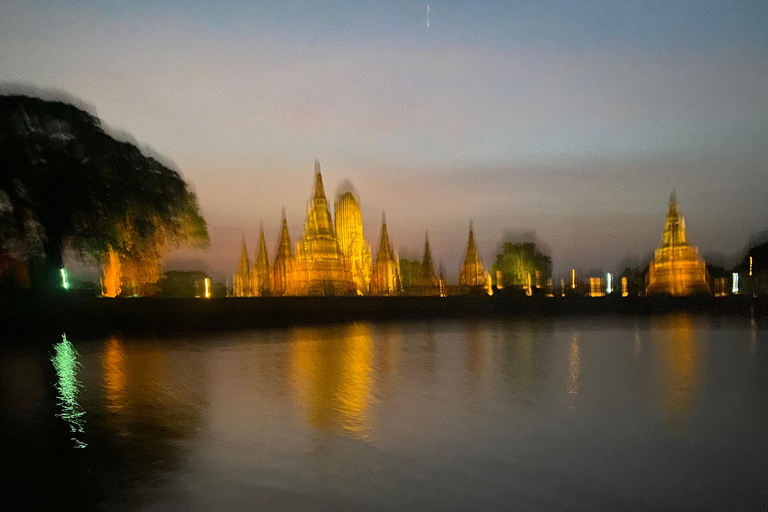 Ayutthaya: Night Heritage Festival River Cruise Incl Dinner