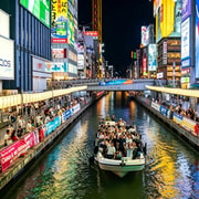Osaka: Shinsaibashi-Dotonbori River, Takoyaki & Izakaya Walk