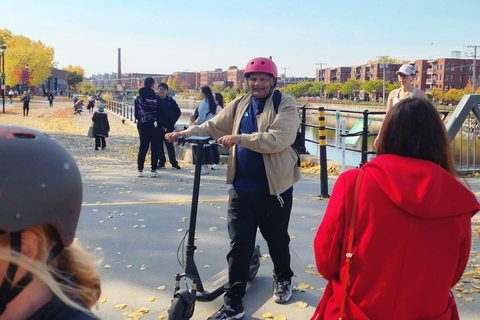 Explore Old-Montreal with easy to use e-scooters