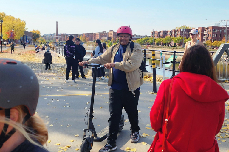 Explore Old-Montreal with easy to use e-scooters