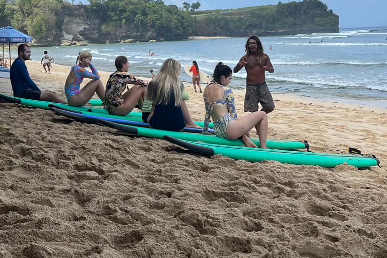 Padang Padang Beach: Beginner and Intermediate Surf Lesson