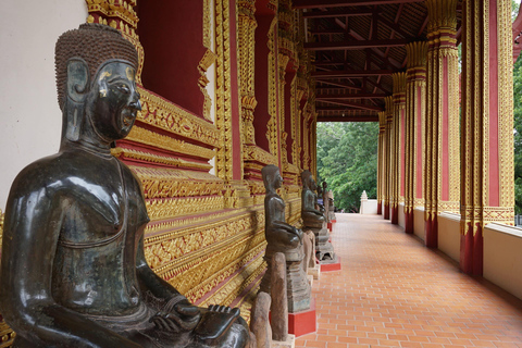 Meio dia a explorar os encantos de Vientiane e serviço de busca no hotel