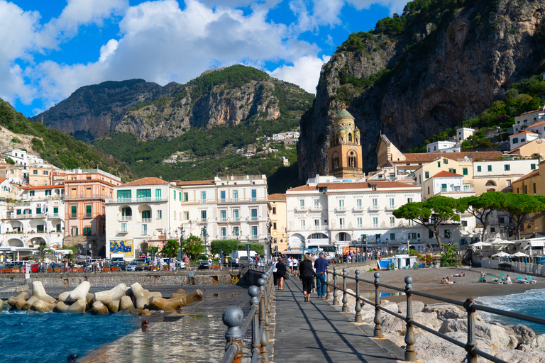 From Naples: Guided Tour of Sorrento, Positano, and Amalfi Amalfi Coast (without lunch)