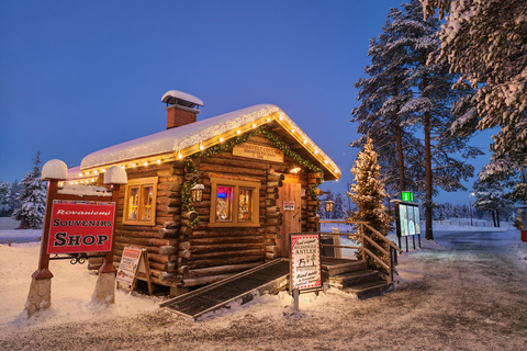 Rovaniemi: Santa Village,2km Husky Sled Ride & Snowman World Rovaniemi: Santa Village, Snowman World & Husky Sledge Ride