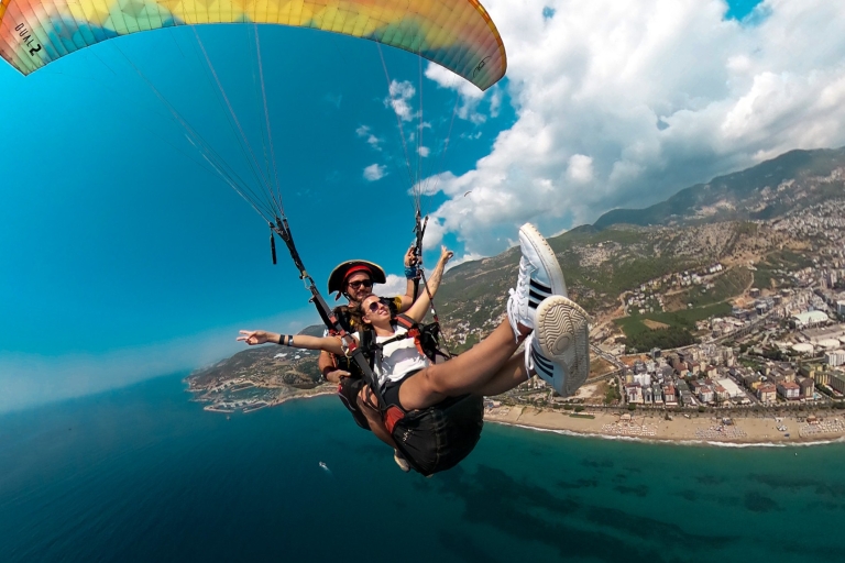 Alanya paragliding-ervaring met hotelovernameAlanya paragliding-ervaring met ophalen en wegbrengen