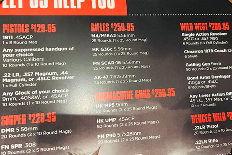 Machine Gun Shooting!